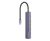 CANYON HUB DS-17 6 w 1 4k USB-C Szary - 1348471 - zdjęcie 1